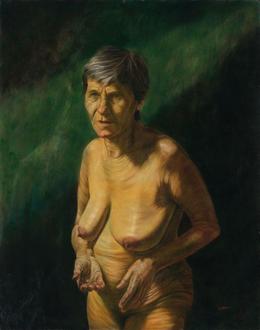 Aris Kalaizis | Mutter | Öl auf Holz | 100 x 80 cm | 1994